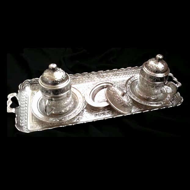 Bakır Fincan ve Tepsi Bakır Fincan ve Tepsi